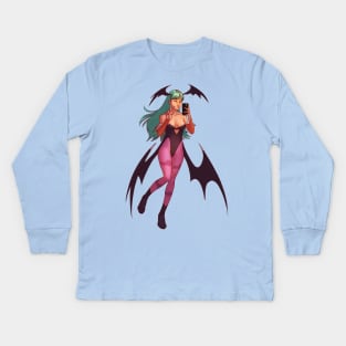 Morrigan Selfie Kids Long Sleeve T-Shirt